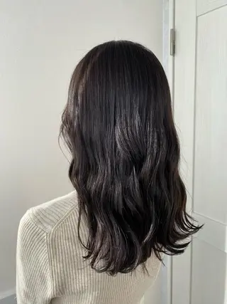 セミロング カラー 脇田 克巳のヘアスタイル