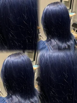 ロング カラー みわ/博多 ブリーチ/メンズヘアのヘアスタイル