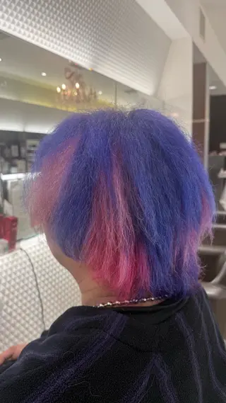 ショート カラー メンズ SALOWIN二子玉川South店所属・🌼デザインカラー 🌼kumicoのヘアスタイル