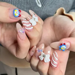 ロング ネイル マツエク・マツパ apopi's所属・apopis＊ close23:00のネイルデザイン