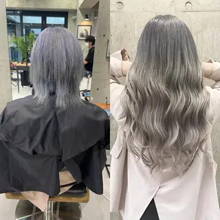 ロング カラー ヘアアレンジ TATSUYA アートディレクターのヘアスタイル