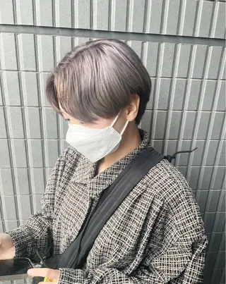 ショート カラー メンズ 野町好花 レイヤー/髪質改善のヘアスタイル