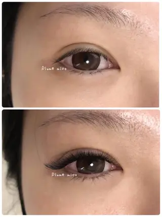 マツエク・マツパ Plume micoのマツエク・マツパデザイン