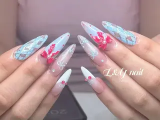 ネイル L&Y Nail🎀 思雪のネイルデザイン