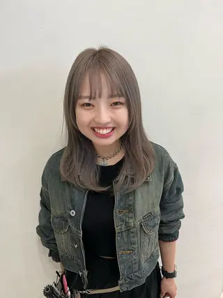 セミロング カラー salowin神戸三宮suite所属・工藤 貫多のヘアスタイル