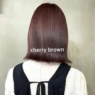 ミディアム 暖色カラー推し/ トヤエリコのヘアスタイル