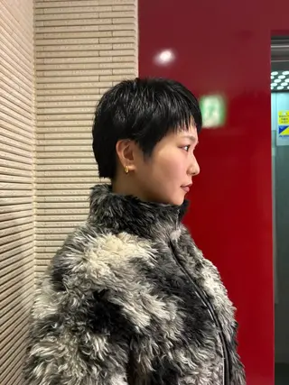 ショート 外国人風パーマ/藤沢 湘南/HYOのヘアスタイル