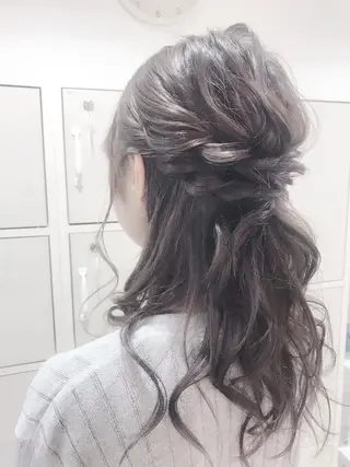セミロング ヘアアレンジ GRANLUSSO 〜グランルッソ駅前店所属・木口 嘉美のヘアスタイル