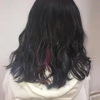 セミロング カラー 💘カラー人気Ｎｏ. １💘SAYAのヘアスタイル