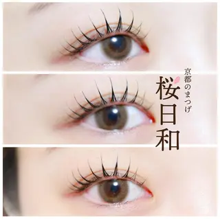 マツエク・マツパ 京都のまつげ桜日和 小島美桜のマツエク・マツパデザイン