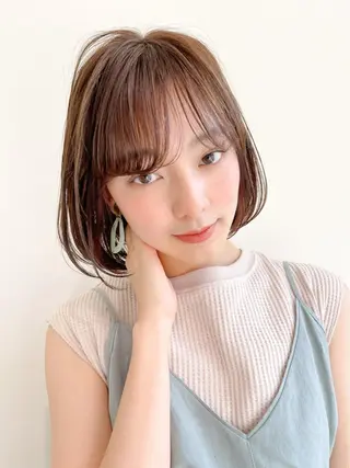 ミディアム イメチェンカット✂️ 錦糸町佐藤店長のヘアスタイル