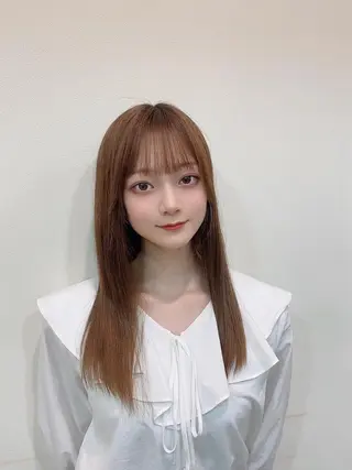 ロング パーマ 須賀 一美のヘアスタイル