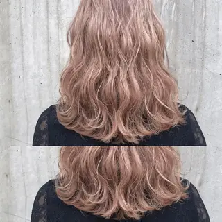 ミディアム カラー ボブ・レイヤーカット 吉敷航一のヘアスタイル