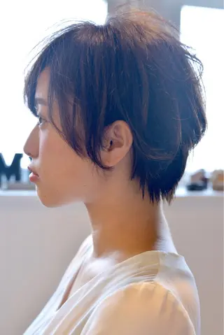 ショート カラー 脱白髪染め特化GBG 自由が丘所属・【白髪ぼかし 専門GBG】自由が丘のヘアスタイル