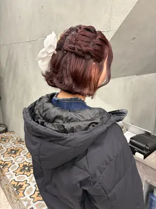 ショート ヘアアレンジ blink所属・暖色/ブラウン/ 透明感/ゆうかのヘアスタイル