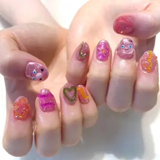 ネイル 新井 ひなののネイルデザイン