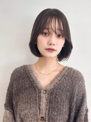 ミディアム カラー ヘアアレンジ BASSA 石神井公園店のヘアスタイル