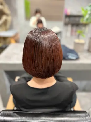 カラー 白髪ケアBAUM さなのヘアスタイル