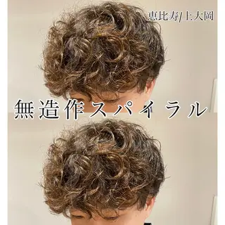 ミディアム パーマ メンズ Dxxxx III所属・女性目線の大人 メンズ*Ayakaのヘアスタイル