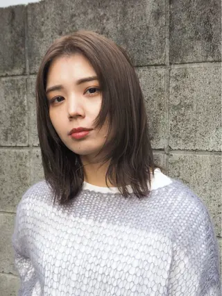 ミディアム カラー Paddle所属・似合わせレイヤー/ レイヤーパーマ/高倉のヘアスタイル