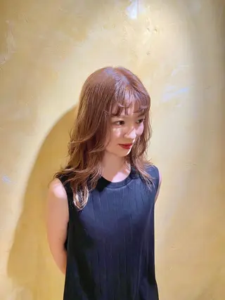 セミロング カラー Reir_吉祥寺 バンレイカのヘアスタイル