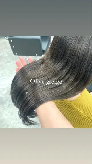 ミディアム 暖色/艶髪/ボブ/ ショート/Ayaのヘアスタイル