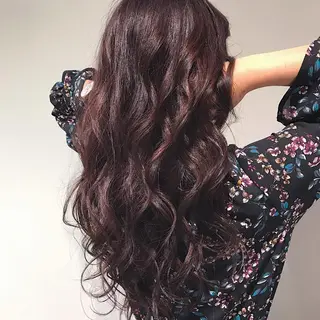 ロング カラー ヘアアレンジ Zina渋谷エリア マネージャShionのヘアスタイル