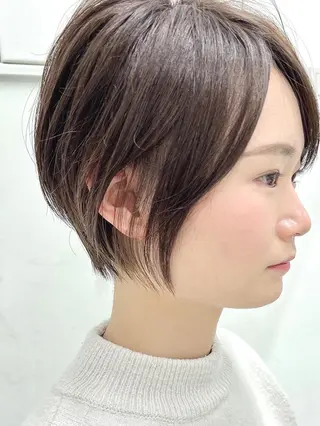 ショート カラー ヘアアレンジ 似合わせ専門美容師 なかじまのヘアスタイル