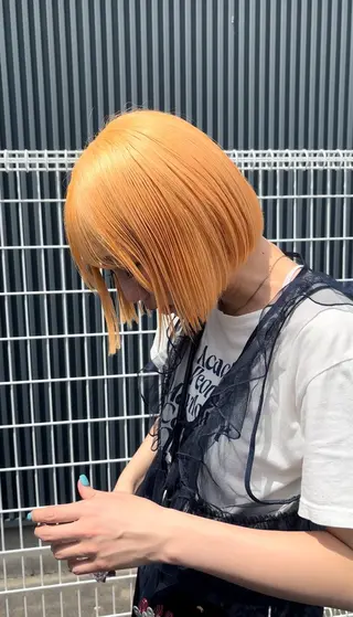 ショート éclat hairs beau group所属・西田 颯花のヘアスタイル