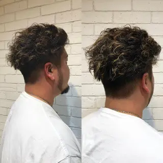 ショート パーマ 柏/春日竜次 /髪質改善縮毛矯正のヘアスタイル