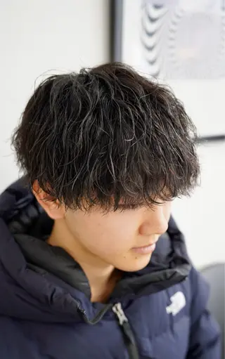 パーマ メンズ メンズパーマ／長岡 坂口祥貴のヘアスタイル