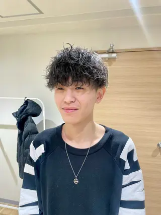 パーマ メンズ eir心斎橋店所属・エビスザキレン／メン ズ／心斎橋🌳のヘアスタイル