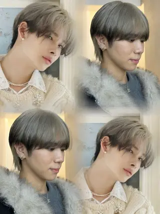 カラー メンズ メンズパーマ/ メッシュ📍ユリのヘアスタイル