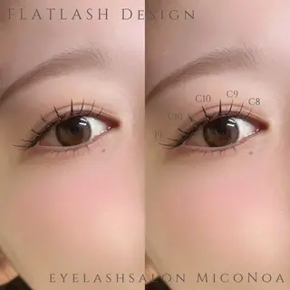 マツエク・マツパ MicoNoa所属・MicoNoa Asamiのマツエク・マツパデザイン