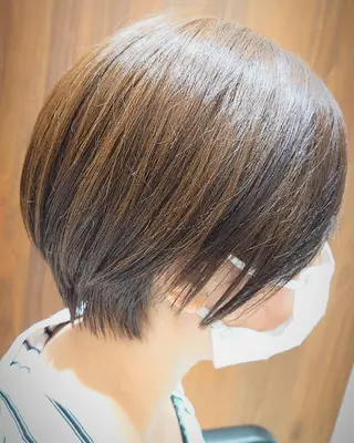 ショート カラー GO TODAY SHAiRE SALON キラリトギンザ店所属・🐱higajo🐱 比嘉門(ヒガジョウ)のヘアスタイル