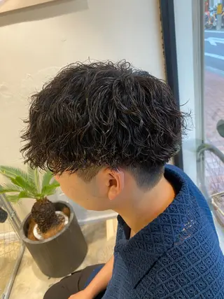 パーマ メンズ 🌴パーマオタク🌴 長谷川　諒佑🌈のヘアスタイル