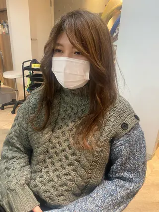 セミロング 西山 恵太郎のヘアスタイル