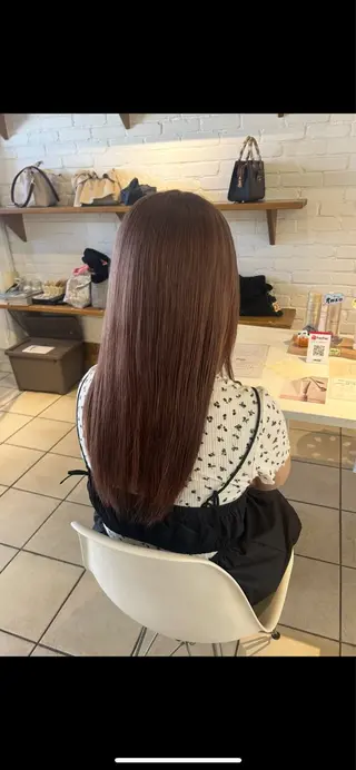 ロング カラー 💫レイヤーカット 💫ブリーチ💫サキのヘアスタイル