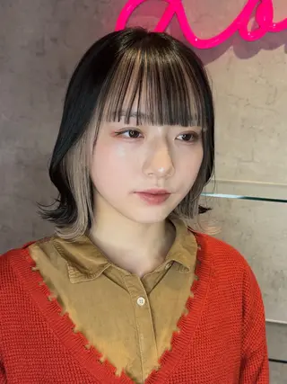 ショート カラー 韓国ヘア/艶カラー /田中悠佑のヘアスタイル