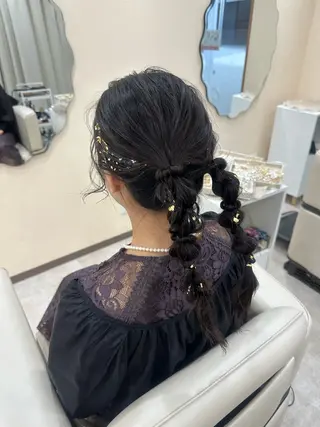 ロング ヘアアレンジ CheRiR所属・アッシュカラーやアレ ンジ得意🌿RIKOのヘアスタイル