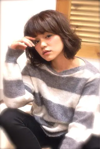 ショート カラー ACT仙川所属・みうら ミウラのヘアスタイル