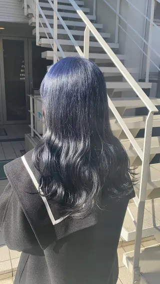 ロング カラー THESALONS所属・🤍ブリーチカラー /寄田龍樹🤍のヘアスタイル