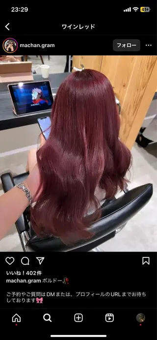 ロング カラー ヘアアレンジ 川合 智之のヘアスタイル