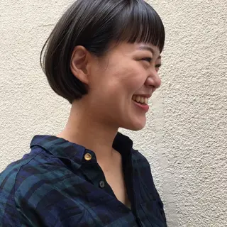 ショート カラー BRUNTJET所属・MAEDA MADOKAのヘアスタイル