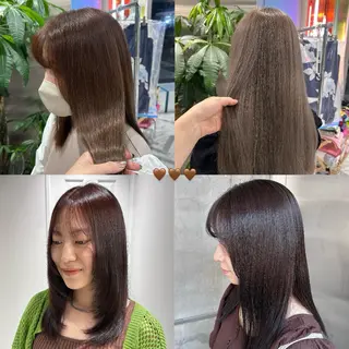 ロング カラー 冬っぽカラー/ マツエク/ゆきなのマツエク・マツパデザイン