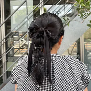 セミロング 西村 清花のヘアスタイル