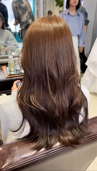 ロング カラー レイヤー/透明感/髪 質改善/メンズ/佐藤のヘアスタイル