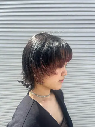 ショート カラー ベージュカラー⌇﻿ くびれヘア.𐙚心音のヘアスタイル