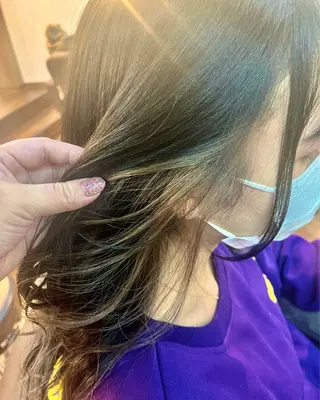 セミロング 🍒Ayana🍒 艶カラー🍒のヘアスタイル