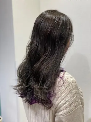 ロング カラー 💎大人ハイライト 💎上杉一也💎のヘアスタイル